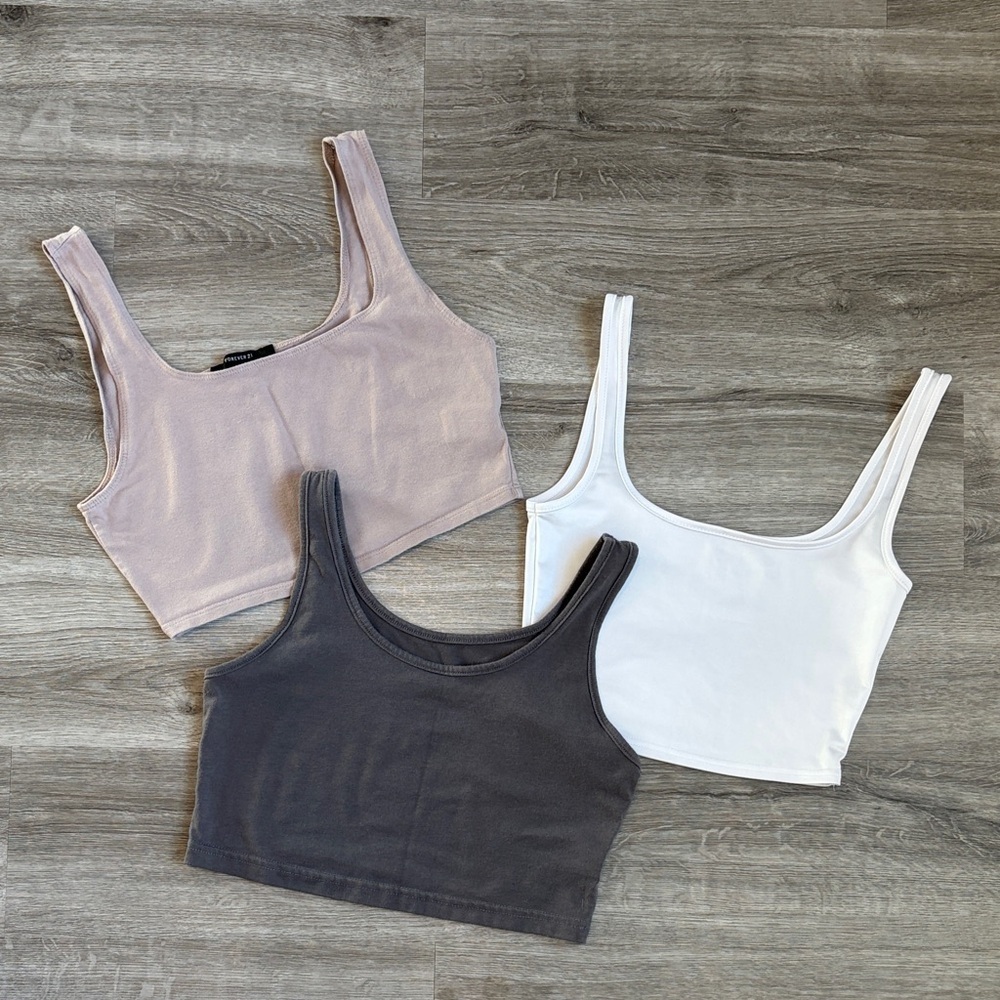 SHEIN/Forever 21 crop tops